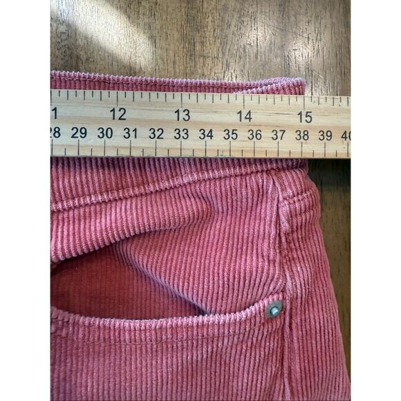 Gap Denim Womens Size 8/29 Cigarette High Rise Corduroy Pants Salmon Red - Picture 6 of 8